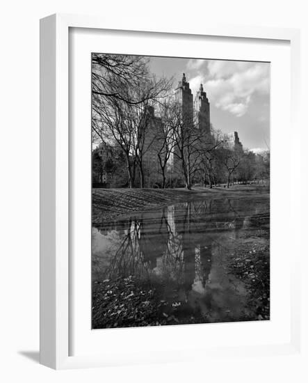 Central Park Reflections-Chris Bliss-Framed Photographic Print