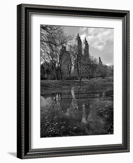 Central Park Reflections-Chris Bliss-Framed Photographic Print