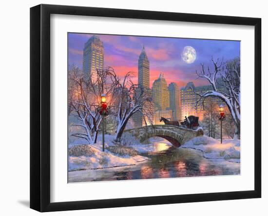 Central Park Ride-Dominic Davison-Framed Art Print