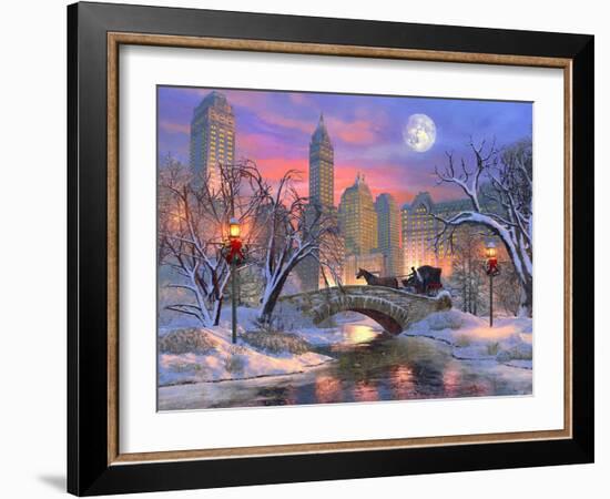 Central Park Ride-Dominic Davison-Framed Art Print