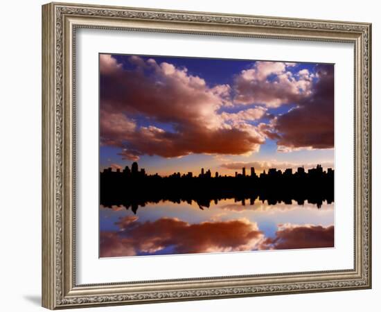 Central Park's Reservoir, Manhattan, New York City-Sabine Jacobs-Framed Photographic Print