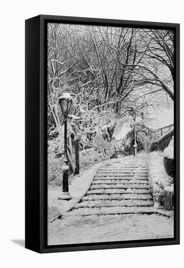 Central Park Snow, 1998-Max Ferguson-Framed Premier Image Canvas