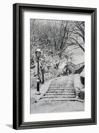 Central Park Snow, 1998-Max Ferguson-Framed Giclee Print