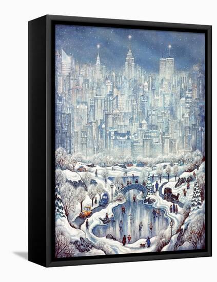 Central Park Snow-Bill Bell-Framed Premier Image Canvas