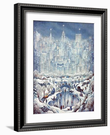 Central Park Snow-Bill Bell-Framed Giclee Print