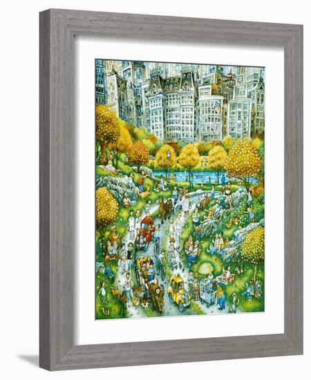 Central Park Sunday-Bill Bell-Framed Giclee Print