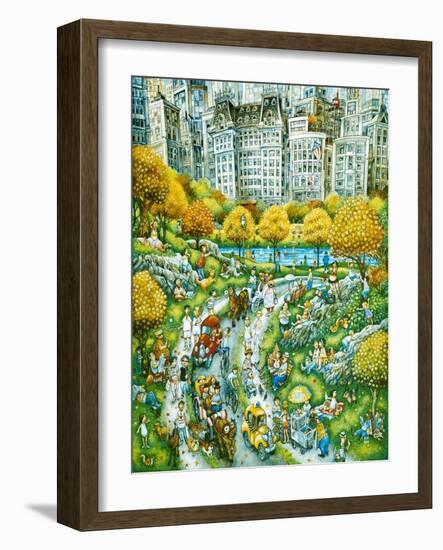 Central Park Sunday-Bill Bell-Framed Giclee Print