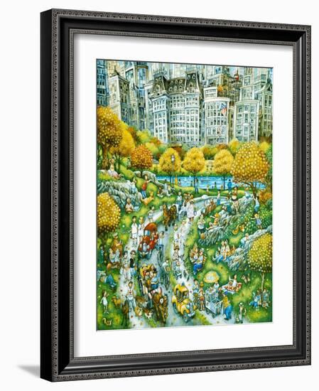 Central Park Sunday-Bill Bell-Framed Giclee Print