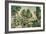 Central Park: The Drive-Currier & Ives-Framed Giclee Print