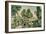 Central Park: The Drive-Currier & Ives-Framed Giclee Print