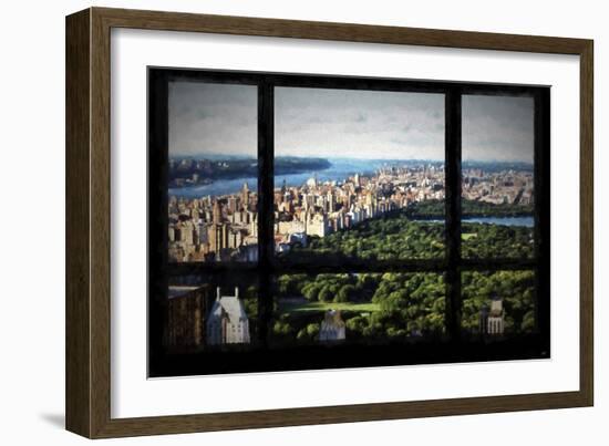 Central Park View from the Window-Philippe Hugonnard-Framed Giclee Print