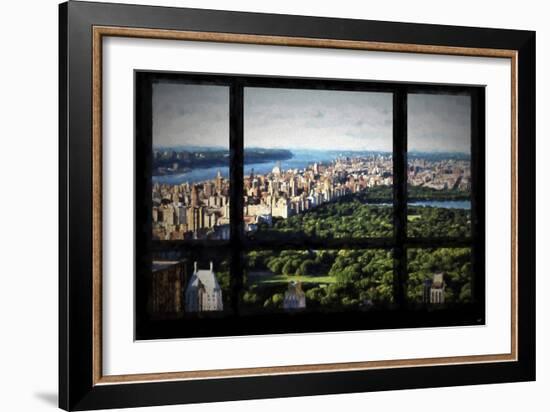 Central Park View from the Window-Philippe Hugonnard-Framed Giclee Print