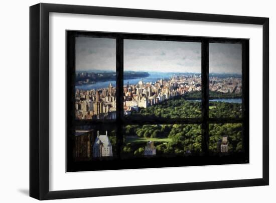 Central Park View from the Window-Philippe Hugonnard-Framed Giclee Print