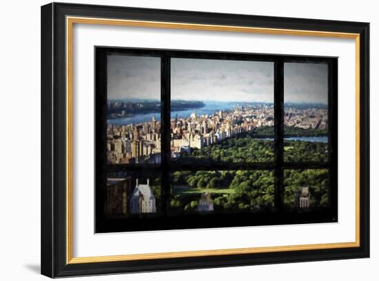 Central Park View from the Window-Philippe Hugonnard-Framed Giclee Print