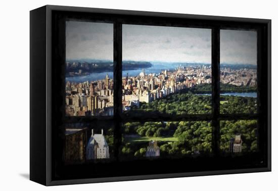 Central Park View from the Window-Philippe Hugonnard-Framed Premier Image Canvas