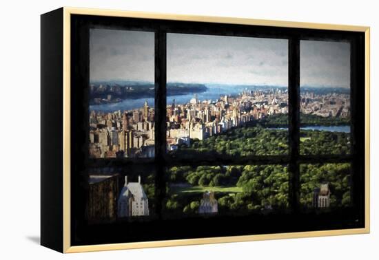 Central Park View from the Window-Philippe Hugonnard-Framed Premier Image Canvas