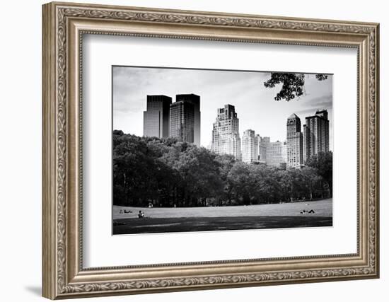 Central Park view - Manhattan - New York City - United States-Philippe Hugonnard-Framed Photographic Print