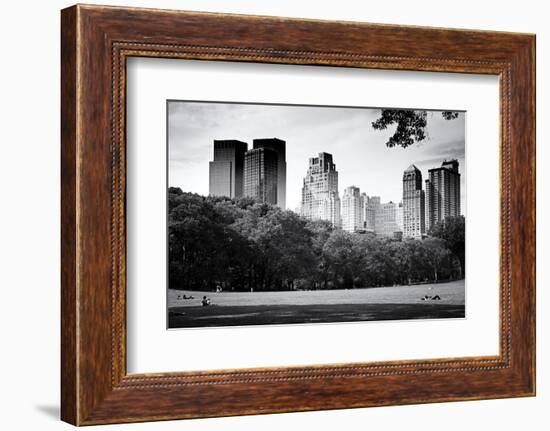 Central Park view - Manhattan - New York City - United States-Philippe Hugonnard-Framed Photographic Print