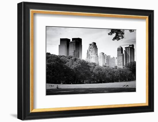 Central Park view - Manhattan - New York City - United States-Philippe Hugonnard-Framed Photographic Print