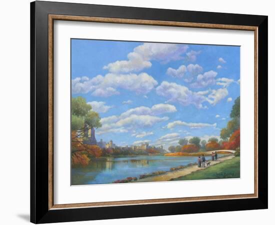 Central Park Vista-John Zaccheo-Framed Giclee Print