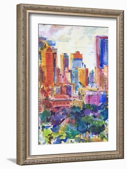 Central Park West, 2011-Peter Graham-Framed Giclee Print