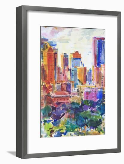 Central Park West, 2011-Peter Graham-Framed Giclee Print