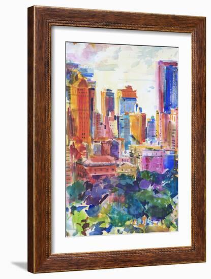 Central Park West, 2011-Peter Graham-Framed Giclee Print