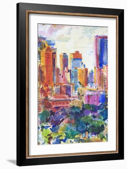 Central Park West, 2011-Peter Graham-Framed Giclee Print