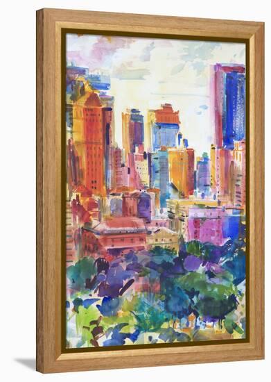 Central Park West, 2011-Peter Graham-Framed Premier Image Canvas