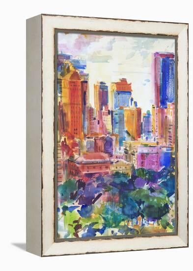 Central Park West, 2011-Peter Graham-Framed Premier Image Canvas