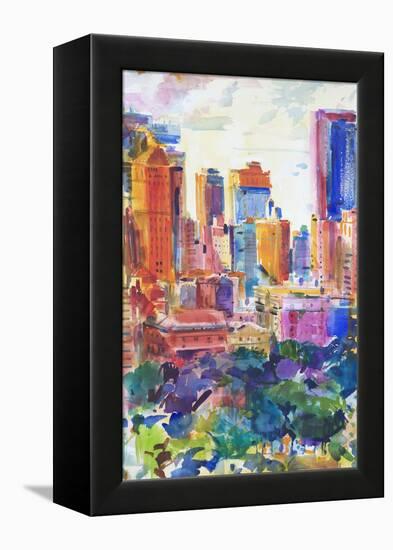 Central Park West, 2011-Peter Graham-Framed Premier Image Canvas