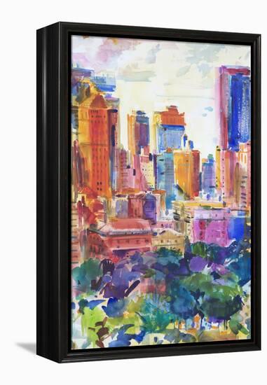 Central Park West, 2011-Peter Graham-Framed Premier Image Canvas