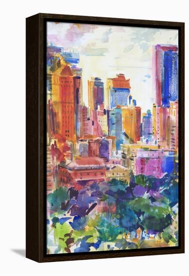 Central Park West, 2011-Peter Graham-Framed Premier Image Canvas