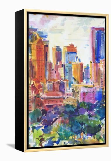 Central Park West, 2011-Peter Graham-Framed Premier Image Canvas