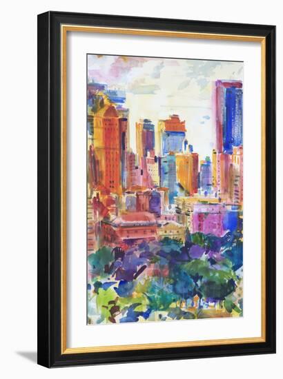 Central Park West, 2011-Peter Graham-Framed Premium Giclee Print