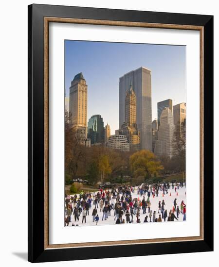 Central Park, Wollman Icerink, Manhattan, New York City, USA-Alan Copson-Framed Photographic Print