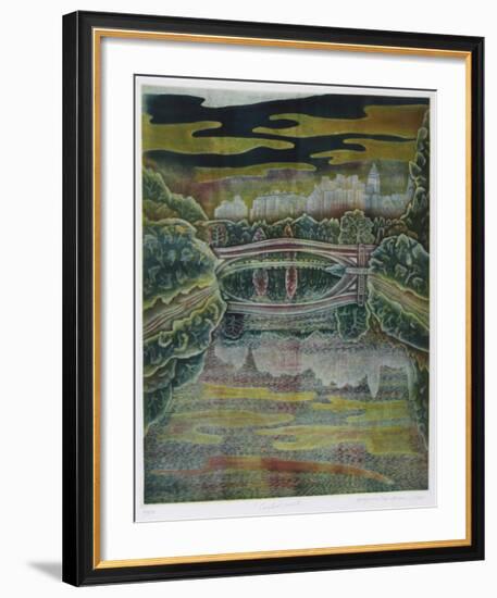 Central Park-Shigenu Narikawa-Framed Limited Edition