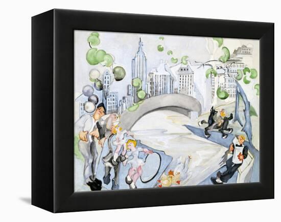 Central Park-Zelda Fitzgerald-Framed Stretched Canvas