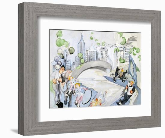 Central Park-Zelda Fitzgerald-Framed Art Print