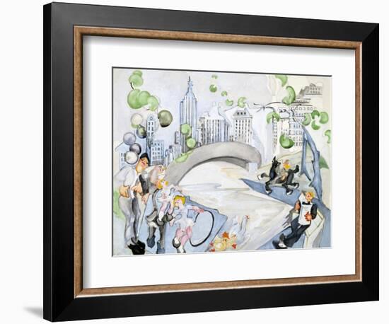 Central Park-Zelda Fitzgerald-Framed Art Print