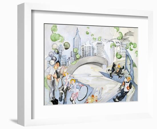 Central Park-Zelda Fitzgerald-Framed Art Print