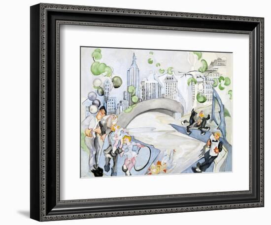 Central Park-Zelda Fitzgerald-Framed Art Print