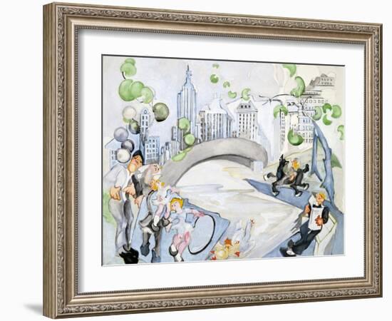 Central Park-Zelda Fitzgerald-Framed Art Print