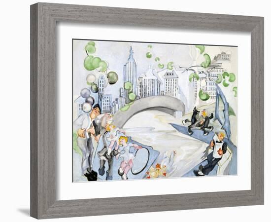 Central Park-Zelda Fitzgerald-Framed Art Print