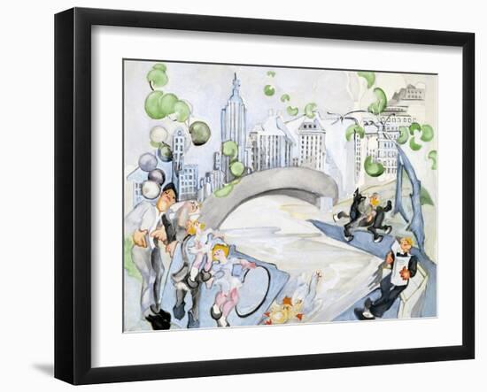 Central Park-Zelda Fitzgerald-Framed Art Print