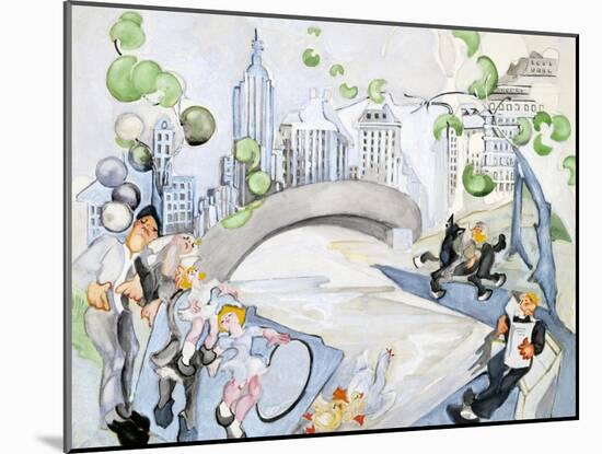 Central Park-Zelda Fitzgerald-Mounted Art Print