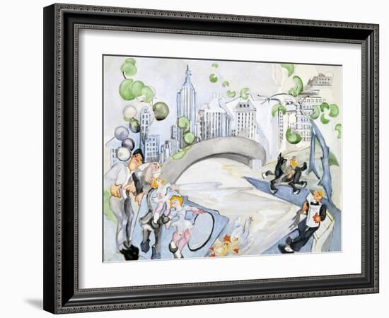 Central Park-Zelda Fitzgerald-Framed Art Print