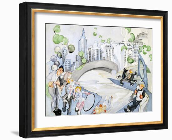 Central Park-Zelda Fitzgerald-Framed Art Print