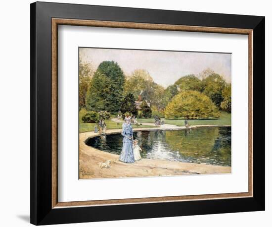 Central Park-Frederick Childe Hassam-Framed Giclee Print