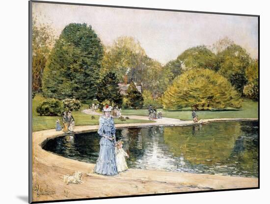 Central Park-Frederick Childe Hassam-Mounted Giclee Print